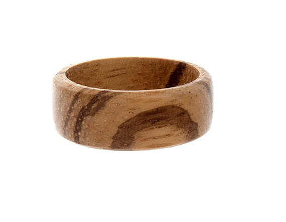 Mens wedding band, Unique mens ring, Wood ring, Zebra wood ring, Flat ...